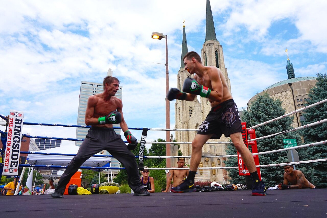 Sud’n Impact Gym hosted Step into the Ring boxing exhibitions.