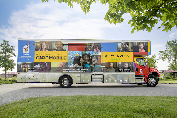 The Care Mobile provides health care on the road for children up to five years old.
