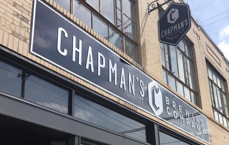 Chapman's signage in historic downtown Wabash.