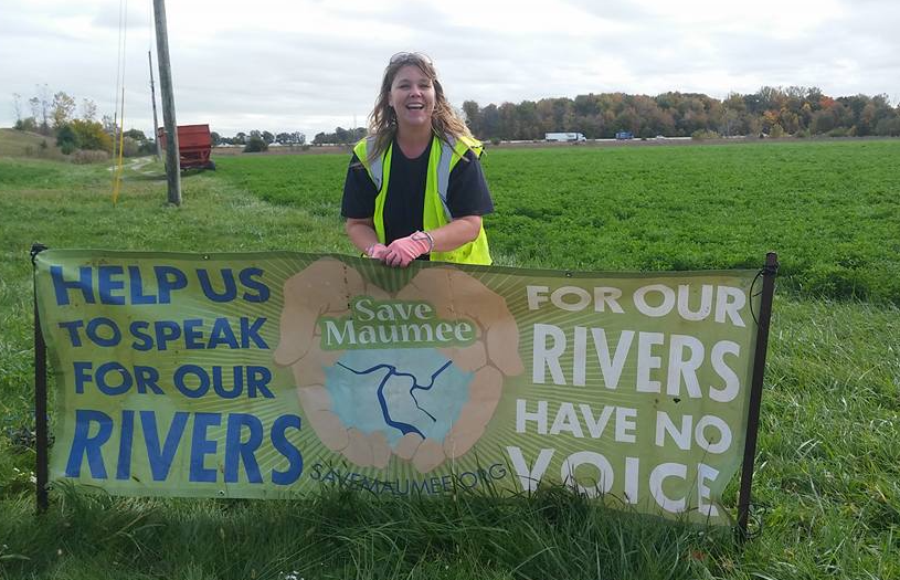 Abigail Frost-King founded the Save Maumee Grassroots Organization in 2013.