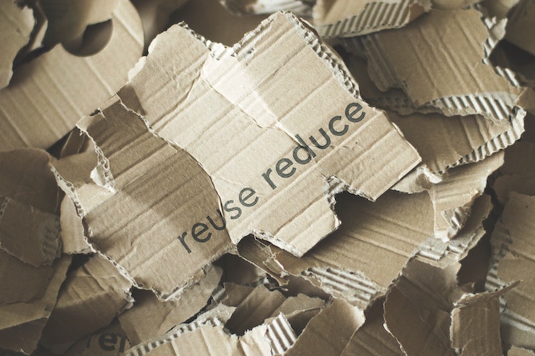 Reduce and reuse before you recycle.