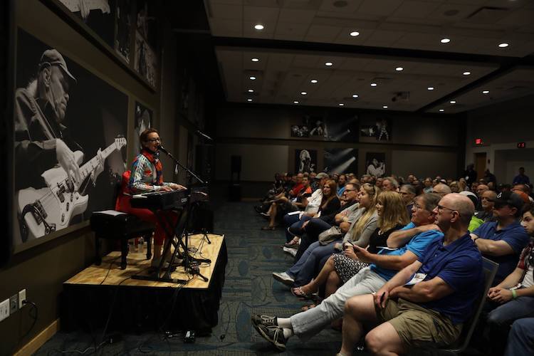 Jonatha Brooke hosts a session on Songwriting at GearFest.