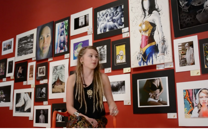 In 2014, Cheyney Rose submitted 30 pieces in the Scholastic Award program.