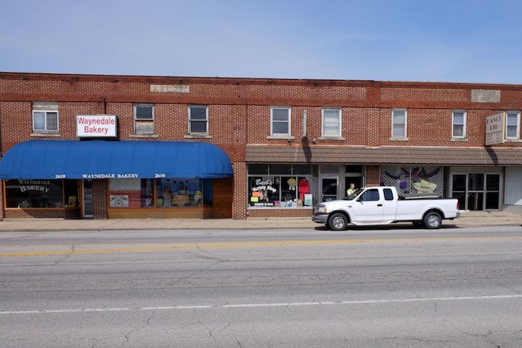 Local businesses like Waynedale Bakery make it unique.