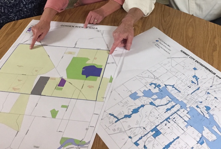 The Goshen Avenue Improvement Project is scheduled to be completed in 2019.