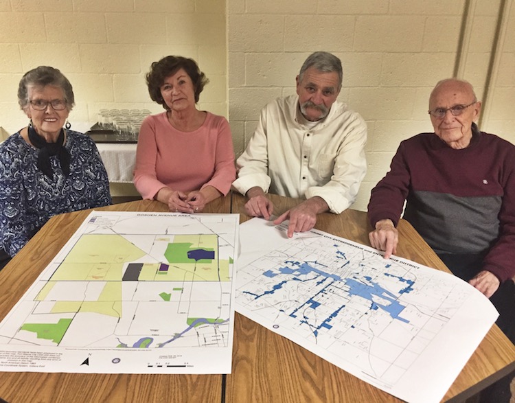 From left, are NUG Members Jean Mendenhall, Kay Smith-Shoemaker, John Modezjewski, and Bud Mendenhall.