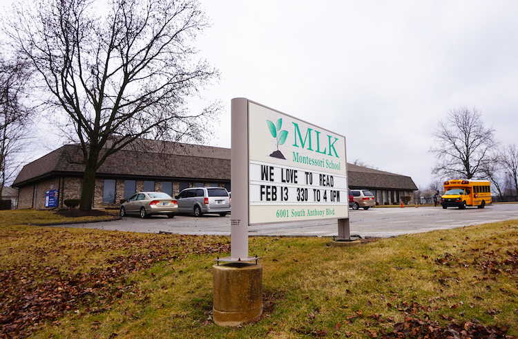 MLK Montessori School is at 6001 S Anthony Blvd.