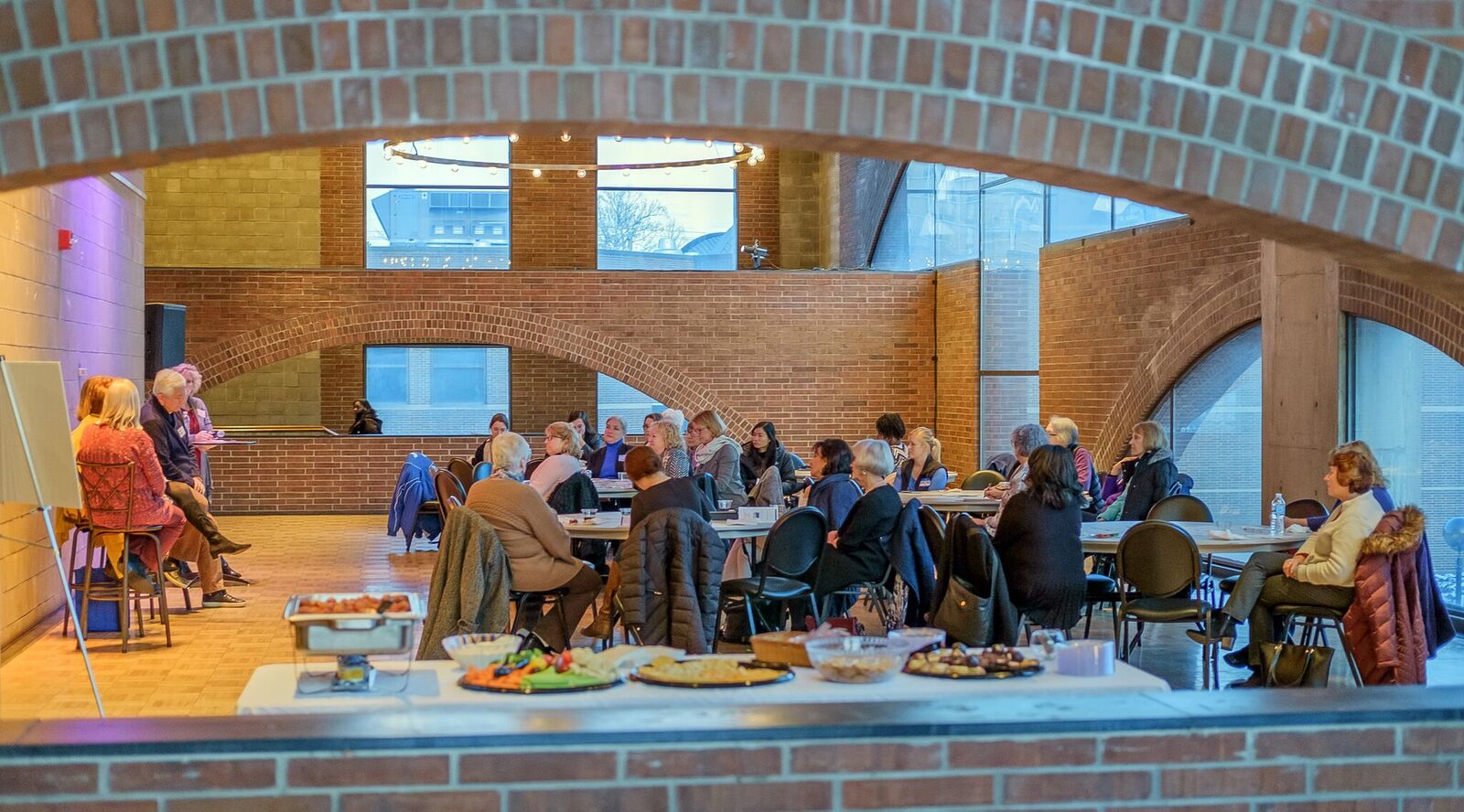 AVOW hosts Civil Conversations at the Ian Rolland Gallery at Arts United.