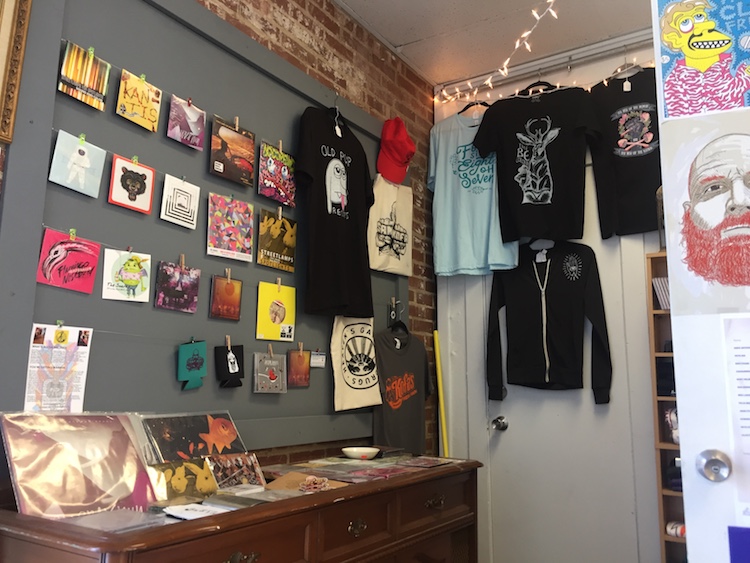 Local bands' music and merchandise is available at Collective State.