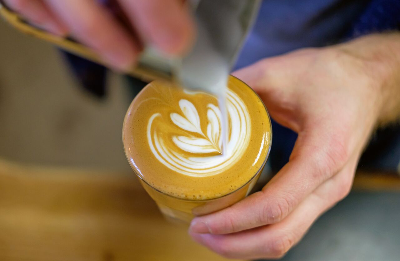 Latte art refers to designs in the foam on top of lattes.