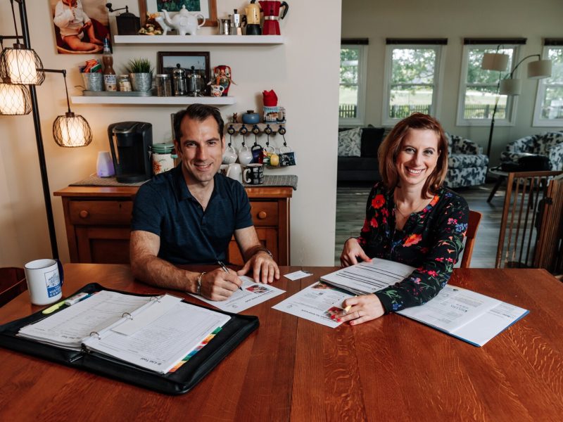 Irene Paxia, right, and her husband, Andrew Applegate, run the consulting firm Petra Solutions from their home, helping companies improve cross-cultural, fundraising, and business strategies.