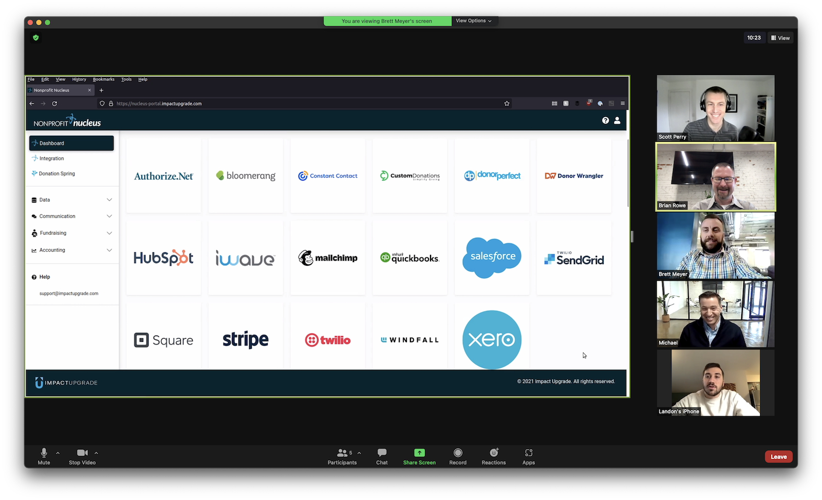 Impact Upgrade does much of its work virtually with its nonprofit partners.
