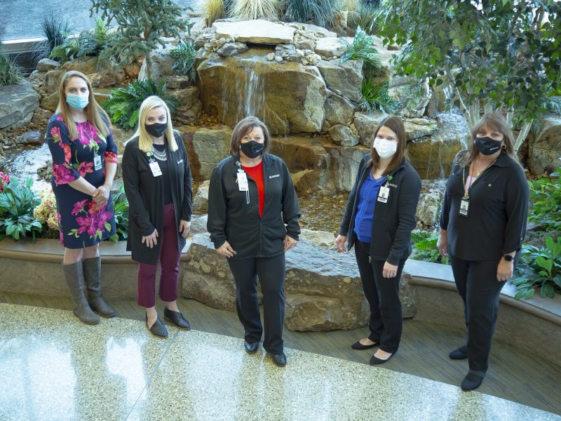 Parkview Health’s SOS navigator team from left are Amber Janes, Nikki Laux, Heather Henry (Program Manager), Caitlin Golden and Anna Belot.