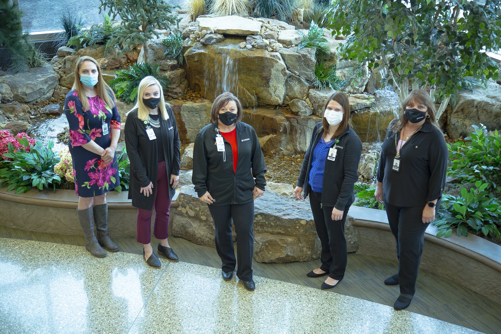 Parkview Health’s SOS navigator team from left are Amber Janes, Nikki Laux, Heather Henry (Program Manager), Caitlin Golden and Anna Belot.