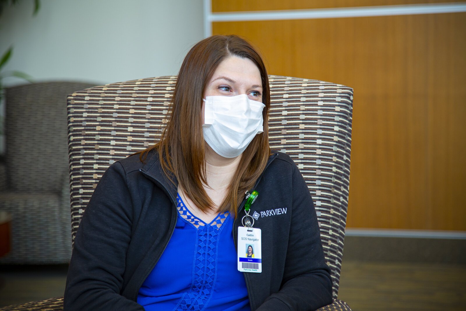 SOS navigators like Caitlin Golden help people at-risk for suicide better understand their symptoms and appropriate responses during the pandemic.