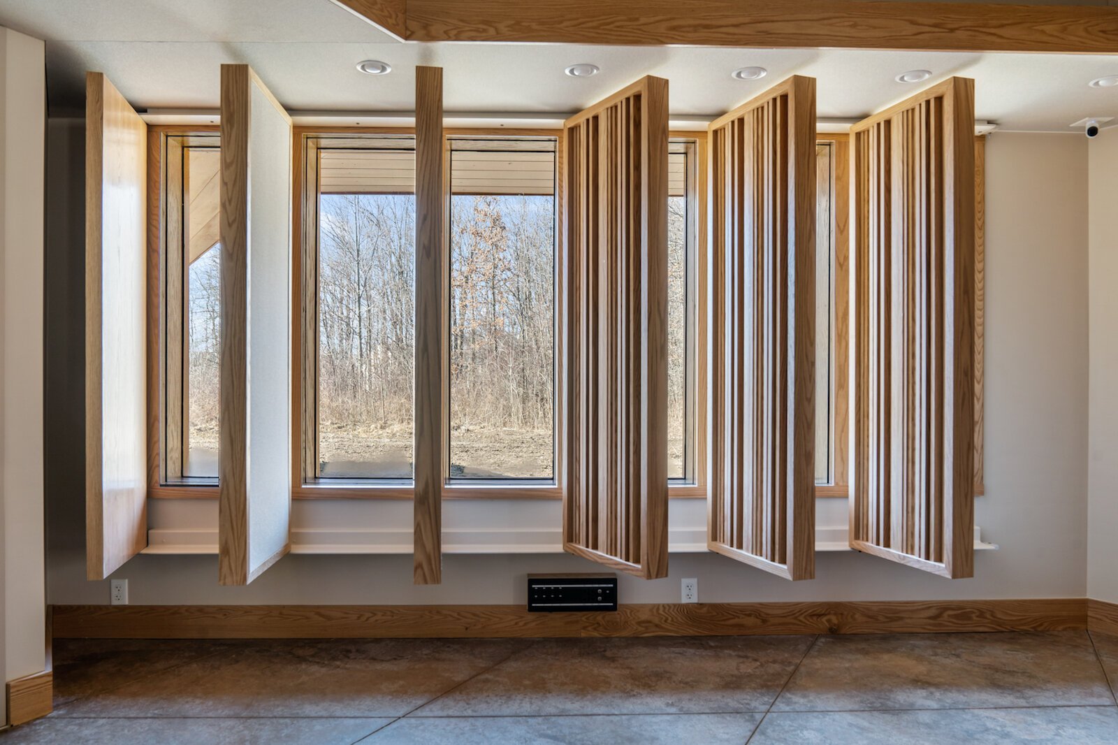 Natural light pours into Silverbirch Studios.