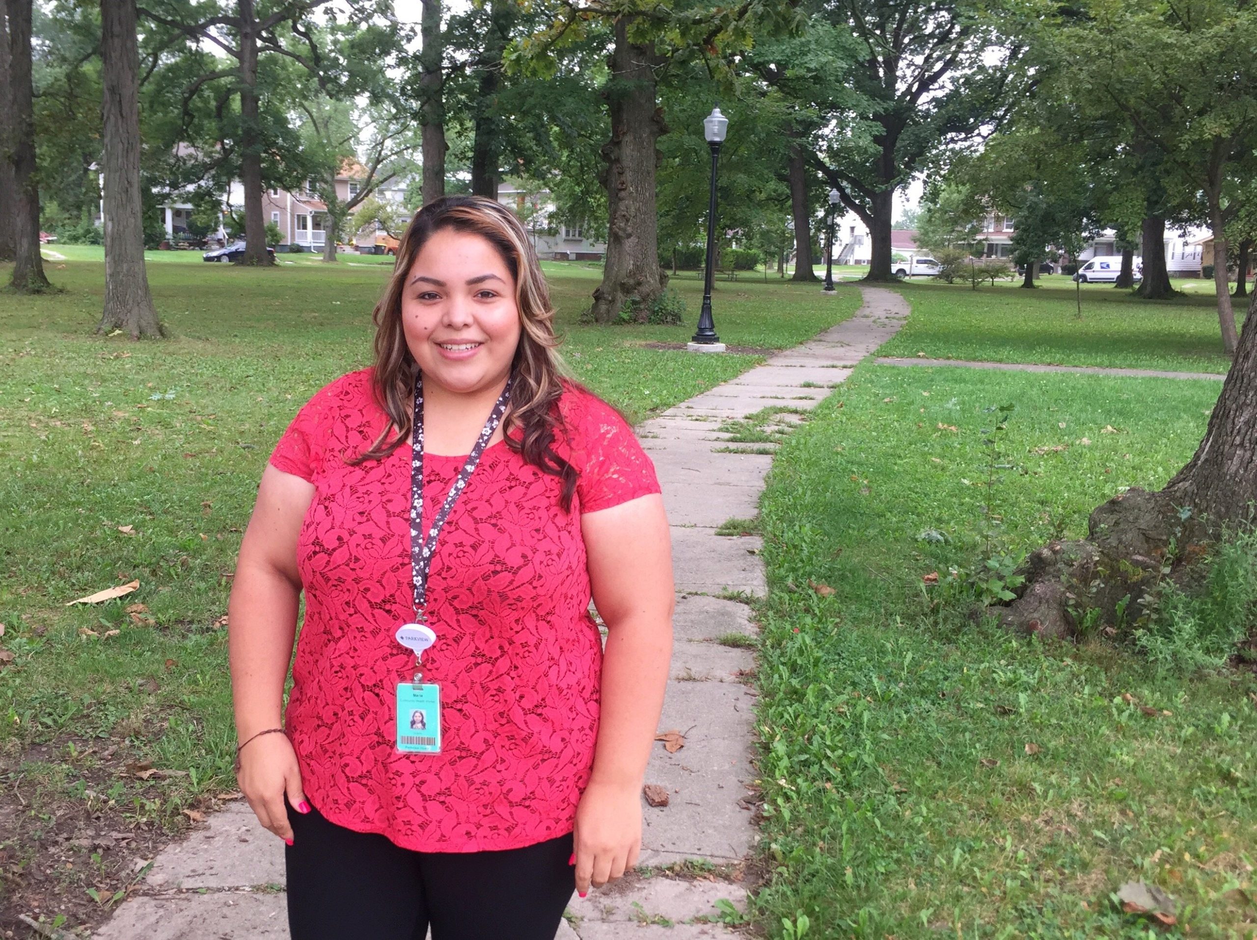 Maria Diaz is a Community Health Worker in Southeast whose family immigrated to the U.S. from Mexico.