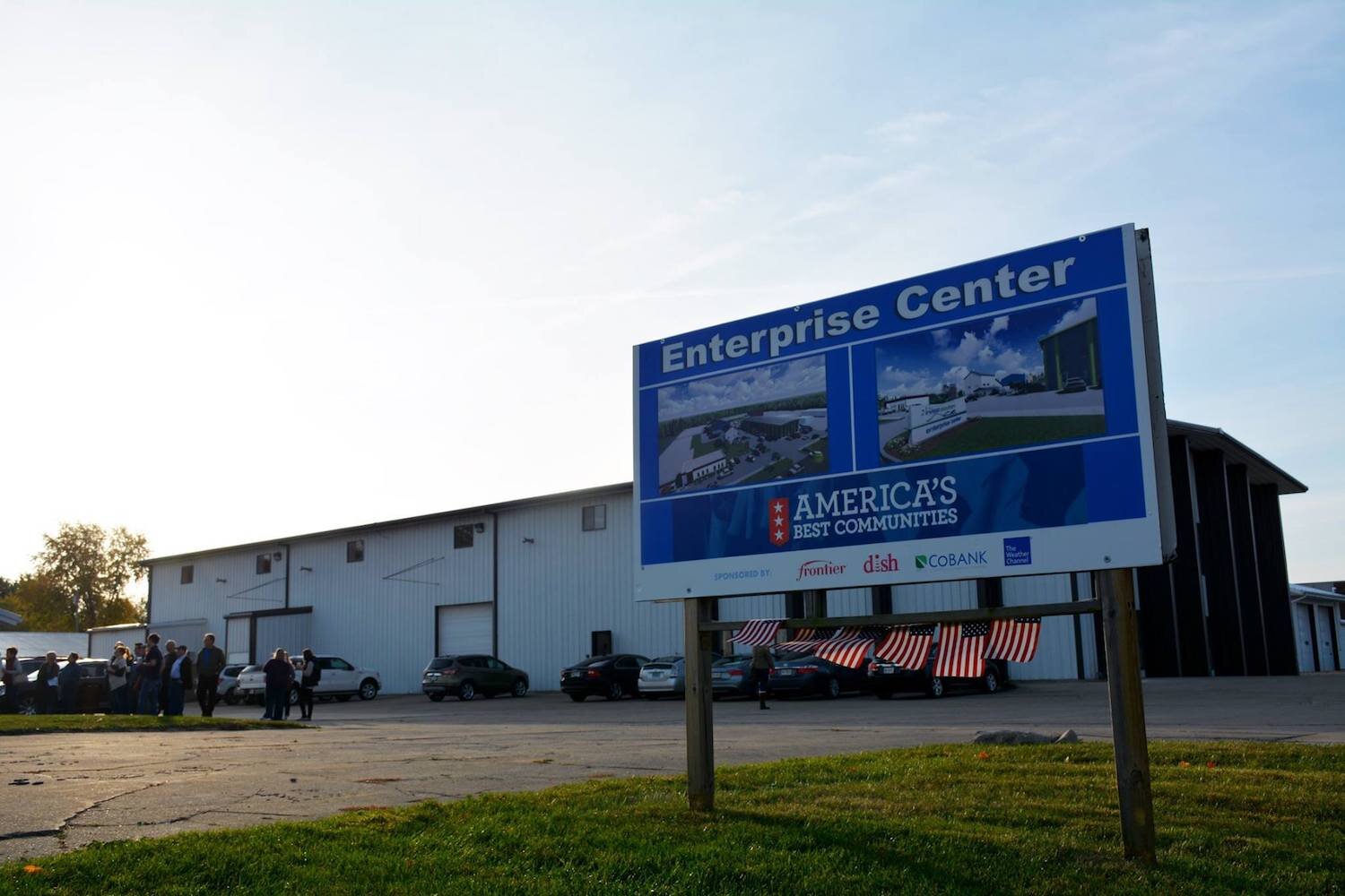 The Enterprise Center is located at 907 S Wayne St. in Angola.