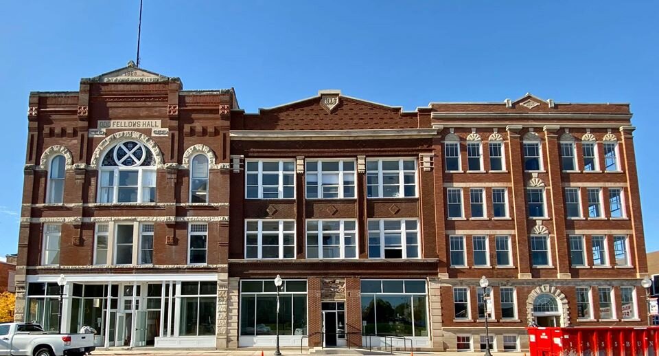 Once-slated for demolition, UB Block is being repurposed into 37 market-rate apartments and more. (By Joey Spiegel)