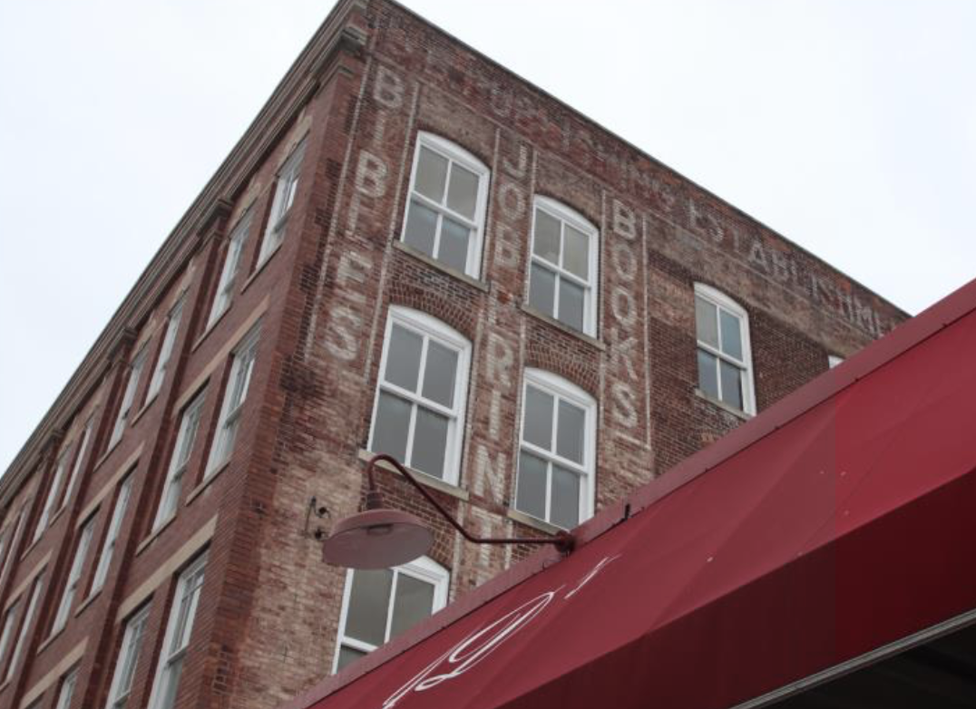 UB Block includes three buildings, two that originally belonged to a fraternal organization known as the Independent Order of Odd Fellows, and the third was home to the United Brethren Church’s publishing business.