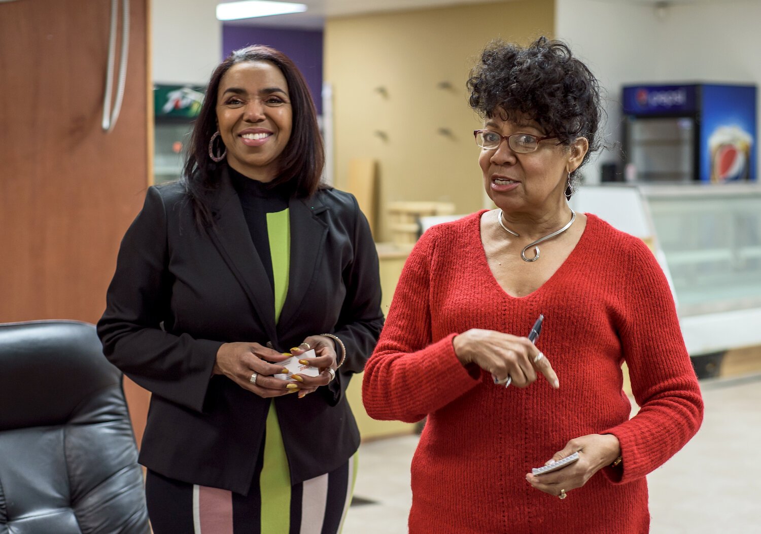 Townes, left, is excited to be working with the Human Agricultural Cooperative to give back to Southeast.