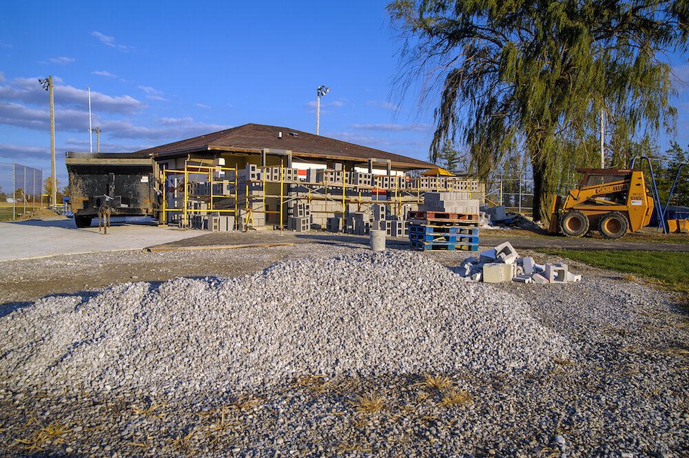 Construction is underway at Monroeville Community Park.