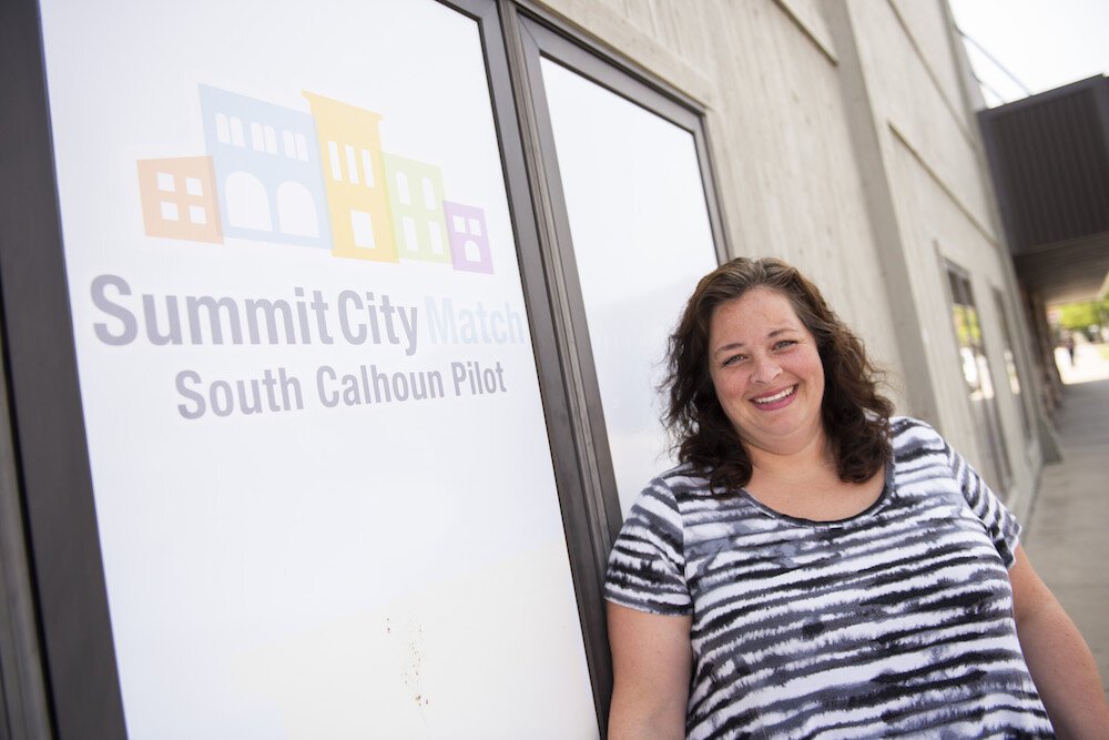 Christina Merkler of DCBS is a business owner participating in the Summit City Match pilot program.