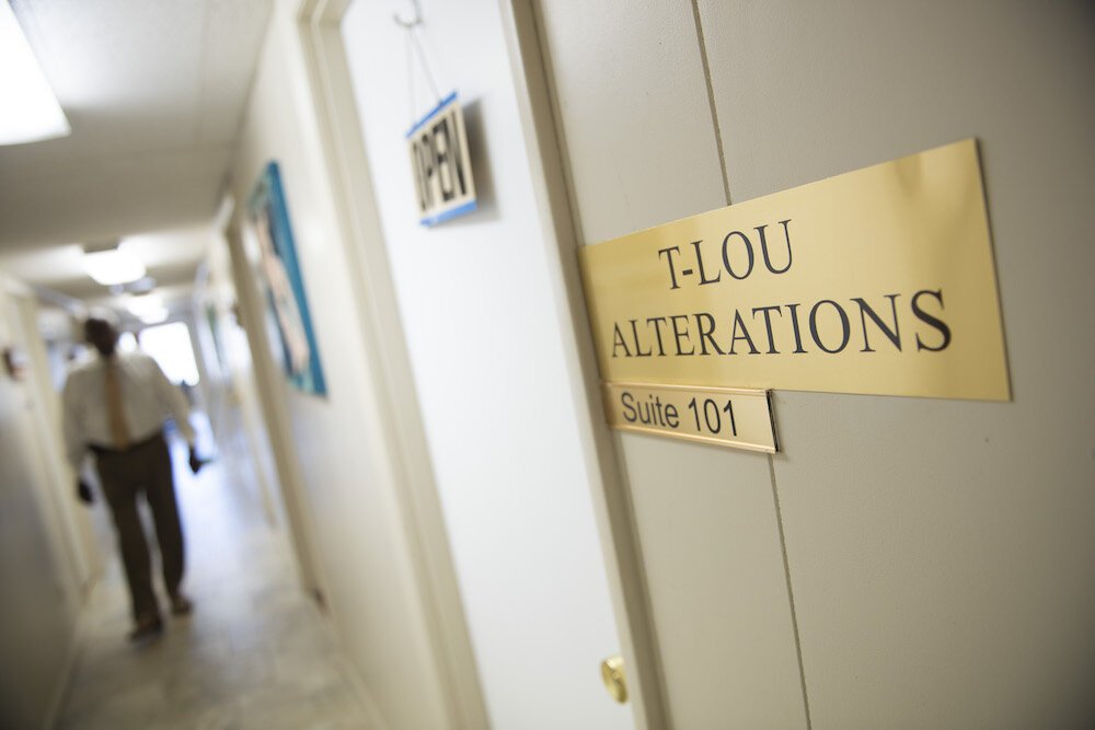 T-Lou Alterations is a popular business at the Penta Center.