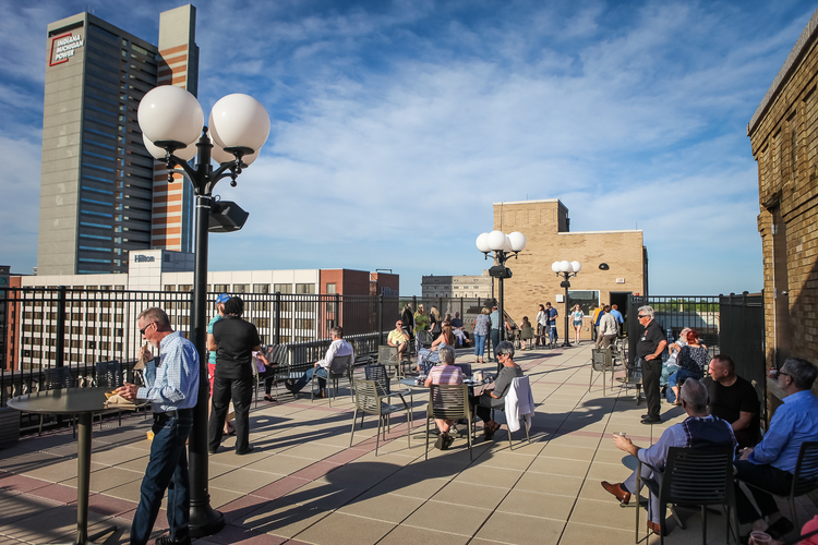 The Embassy Theatre's rooftop is now open for special events thanks to Road to One Million funding.
