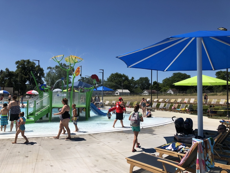 The new aquatics center opened during the summer of 2018 and had record attendance.