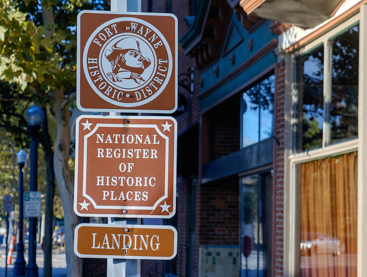 The Landing is the oldest part of downtown Fort Wayne.