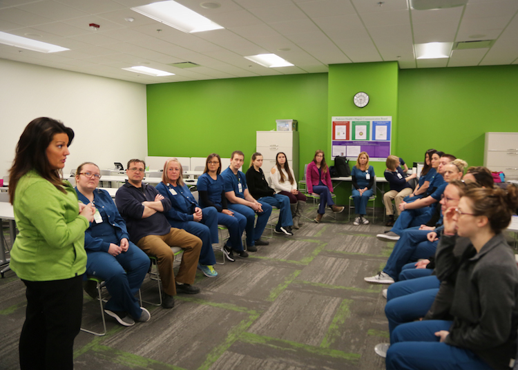 Parkview trains its new nurses in practicing skills like empathy.