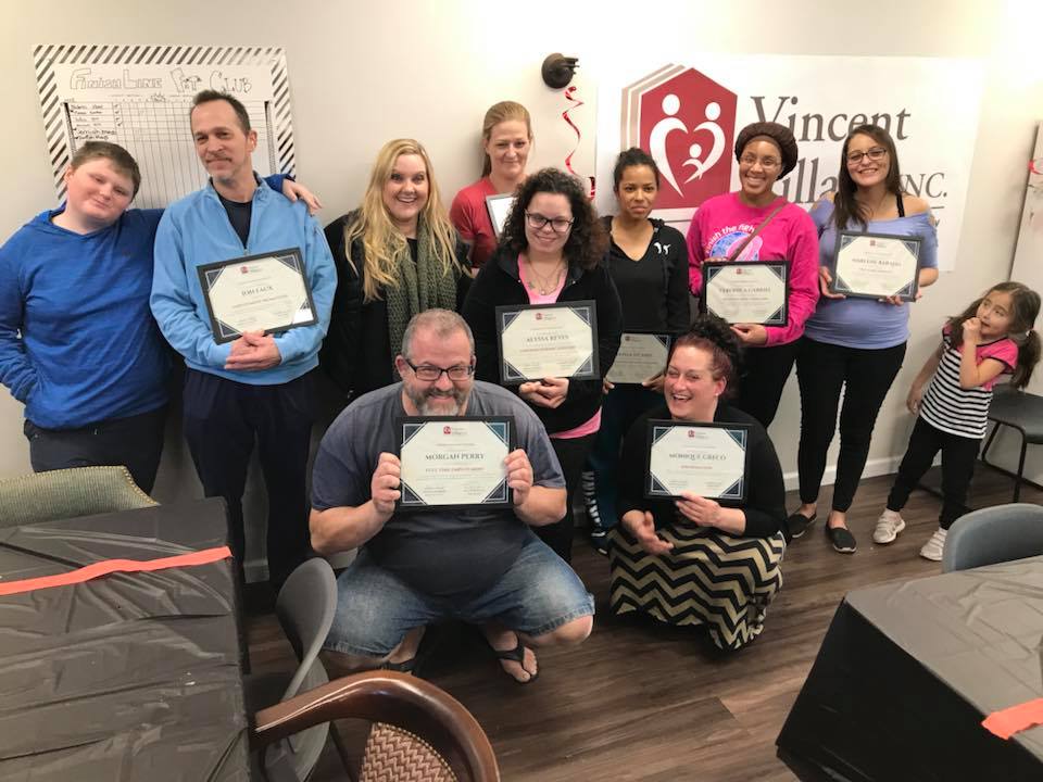 Vincent Village celebrated a new cohort of program graduates this summer.