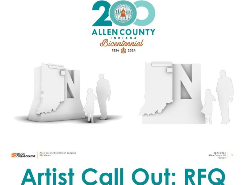The Allen County Bicentennial Executive Board is looking for 15 artists or artist teams for a project called the ‘I’ Am Allen sculpture project.