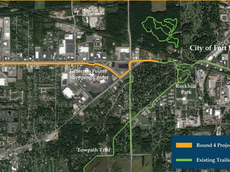 The Illinois Road Trail will be a 1.97-mile long, 10-foot wide, asphalt trail and it will connect to 107 miles of interconnected trails within the Fort Wayne Area Trails network.