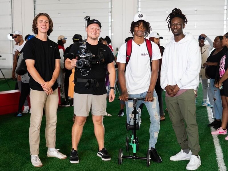 From Left to right: Cameron Voglewede, Brandon Voglewede, Tae Johnson, Marqual Holley.