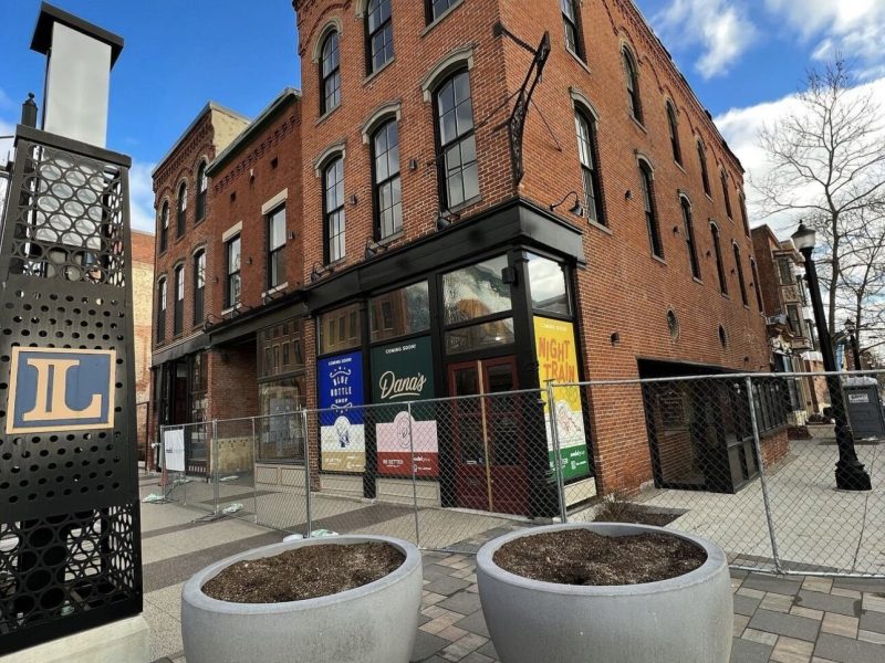 The future home of Blue Bottle, Dana's and Night Train on The Landing.