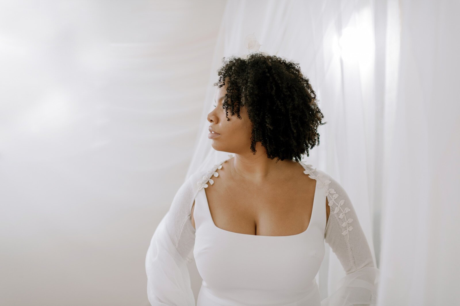 Esther Andrews Bridal features a line of sustainable winter knitwear for brides.