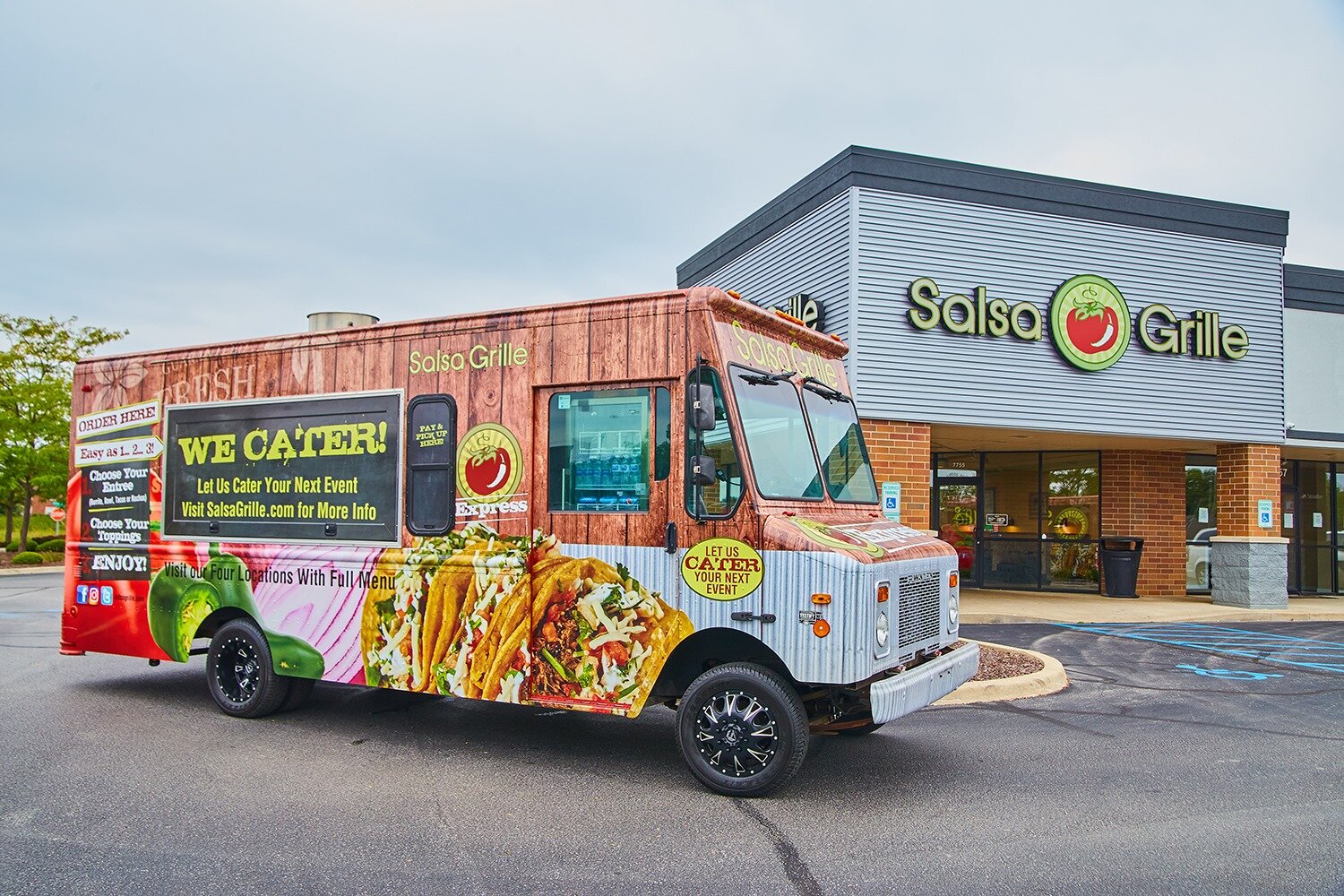 Salsa Grille's food truck was introduced as a response to customer demand.
