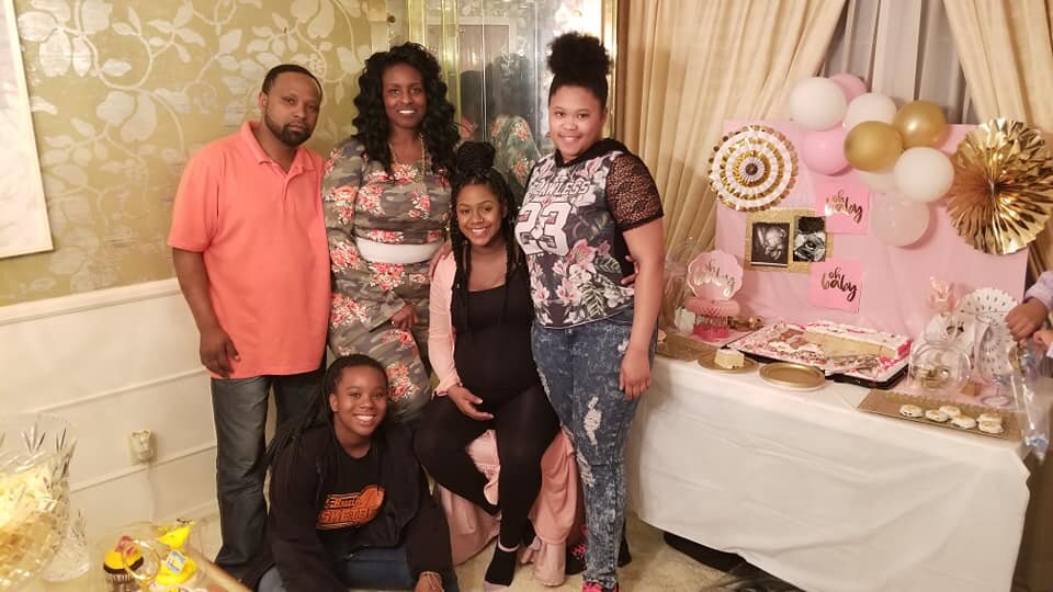 Elgien Richardson and family 