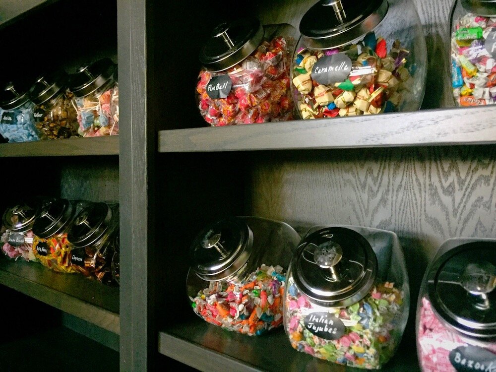 Satisfy your sweet tooth with a variety of Italian candy at the market.