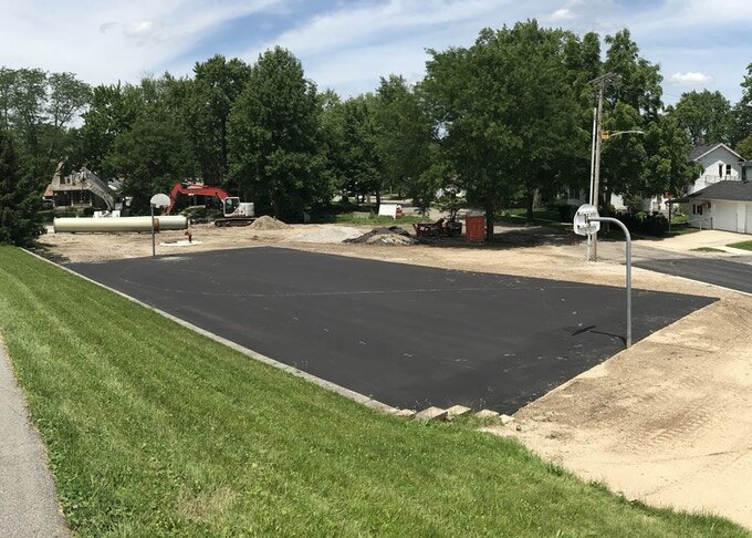 The future site of Andre Portee's AbsorbALL project at the corner of Garfield Street and Edgewater Avenue.