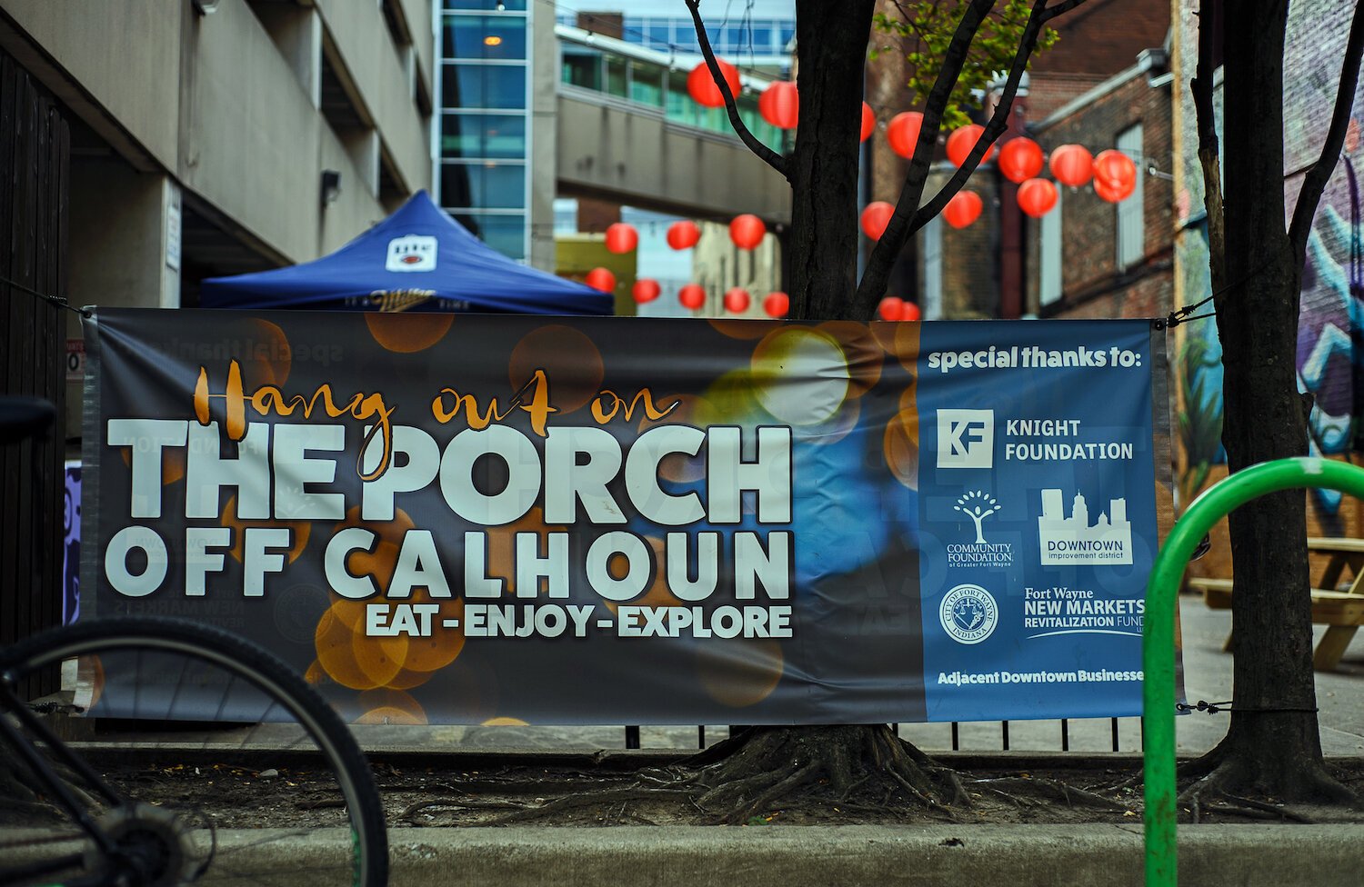 The Porch Off Calhoun is a city-owned space.