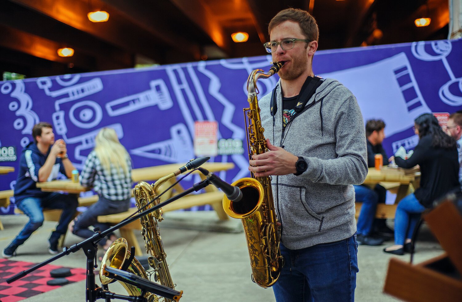Live music adds to the appeal of the Porch Off Calhoun.