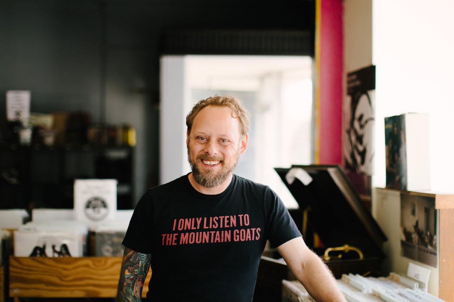 Morrison Agen owns Neat Neat Neat Records at 1836 S. Calhoun St.