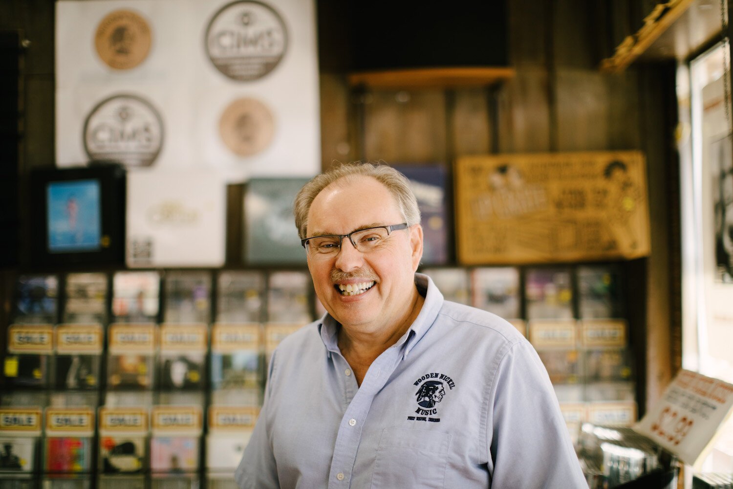 Bob Roets owns the local chain of Wooden Nickel Music stores.