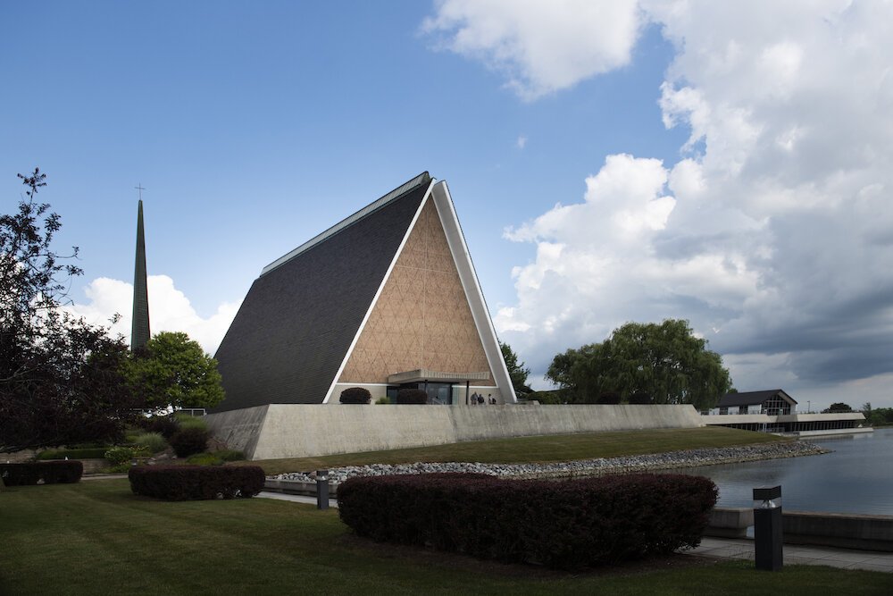 As in a pastoral German village, the chapel is at the center of Concordia Theological Seminary.