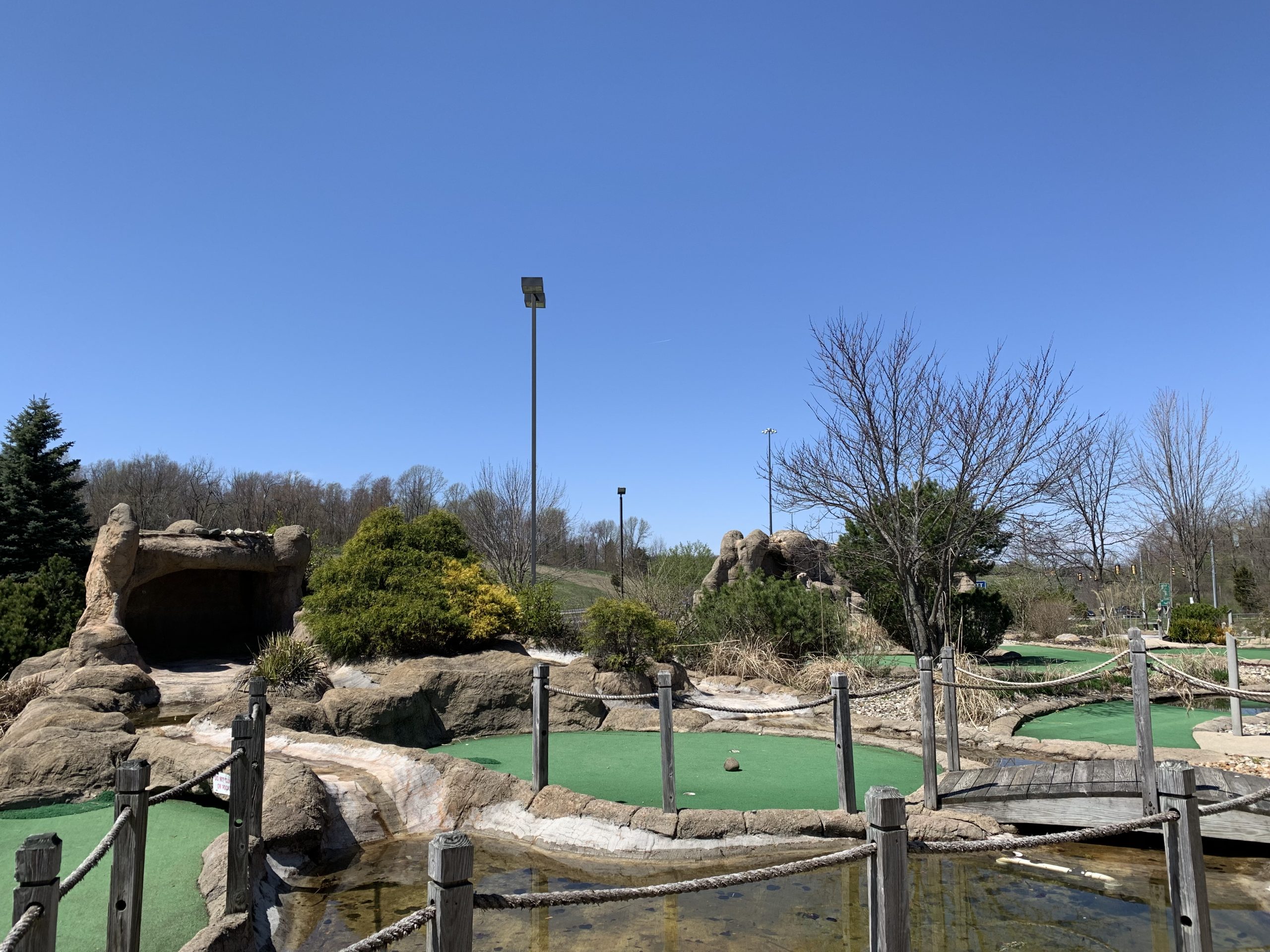 Eric and Krista Hall have high hopes for The Backyard, which will include a minigolf course.