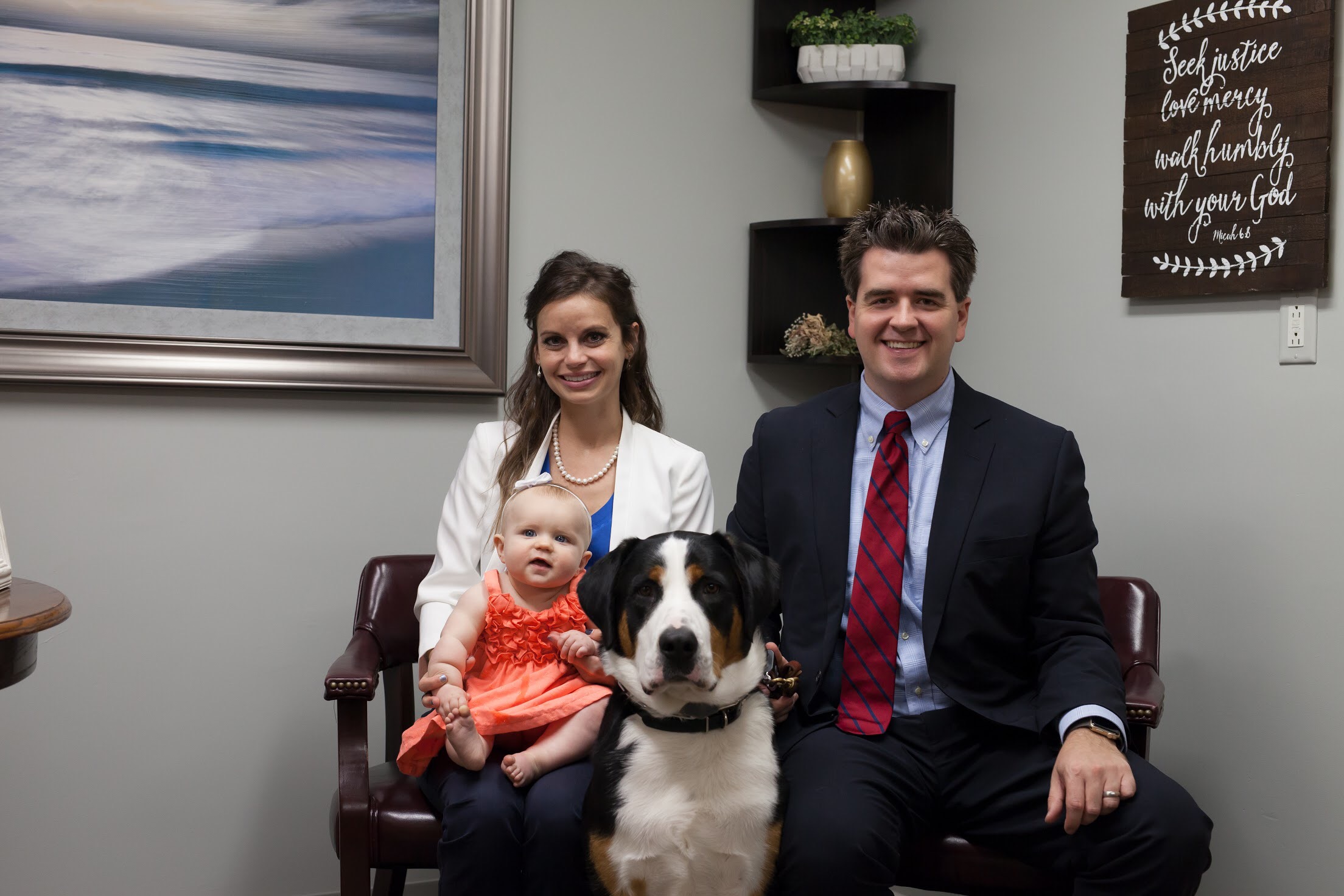 Allison and Cory Sprunger operate a full-service law firm.