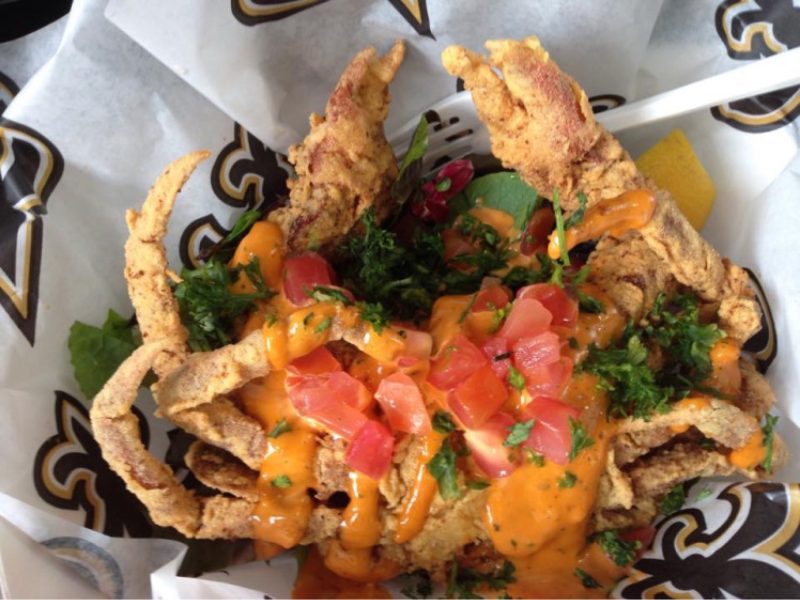 NOLA on 13 serves breakfast and lunch options.